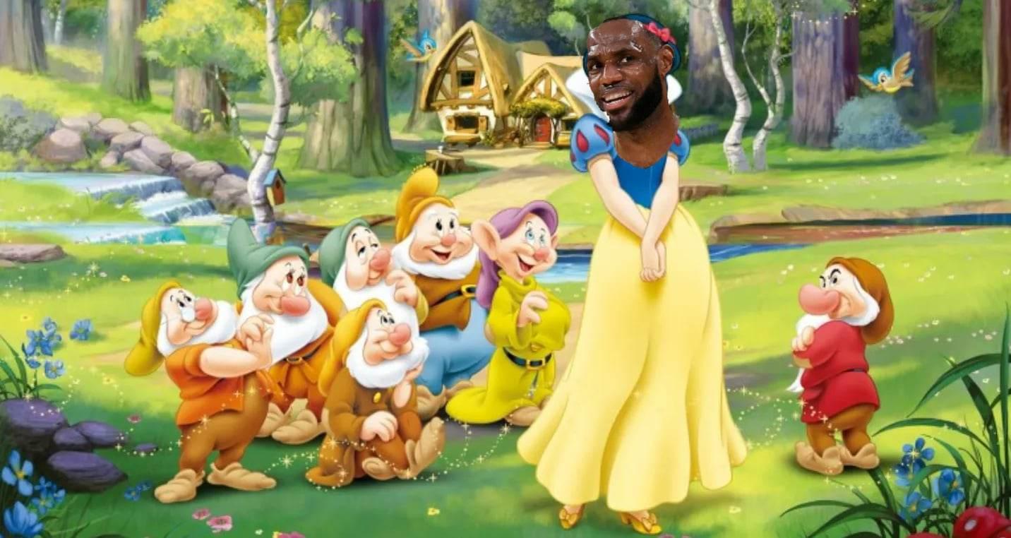 LBJ blanche neige 26 décembre 2022