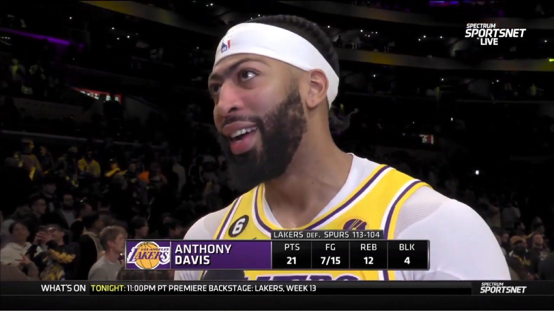 Anthony Davis Lakers 26 janvier 2023
