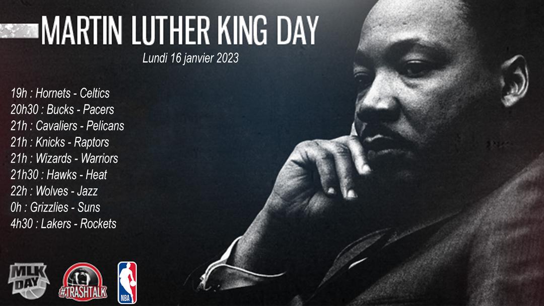 Calendrier NBA 202324 le programme du MLK Day