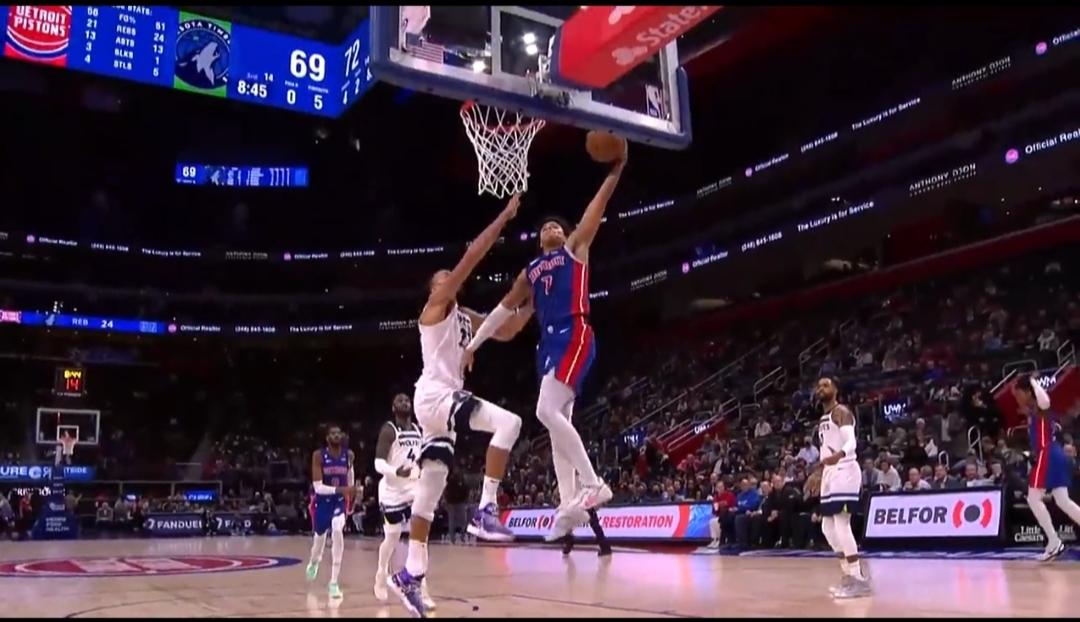 Killian Hayes Rudy Gobert 12 janvier 2023