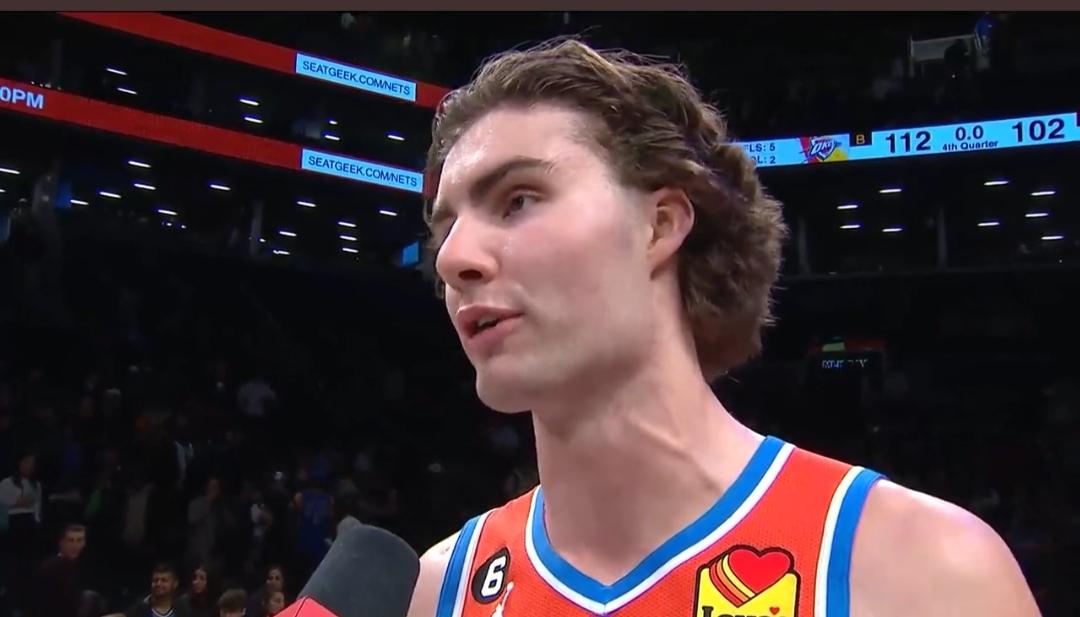 Josh Giddey 16 janvier 2023