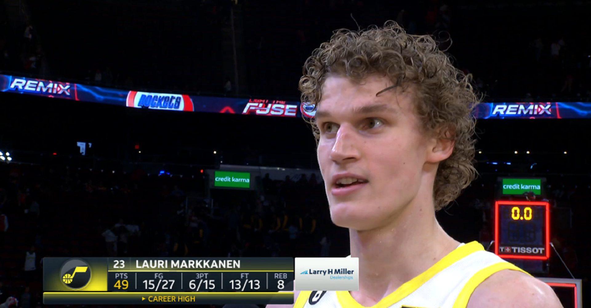 Lauri Markkanen Jazz 6 janvier 2023