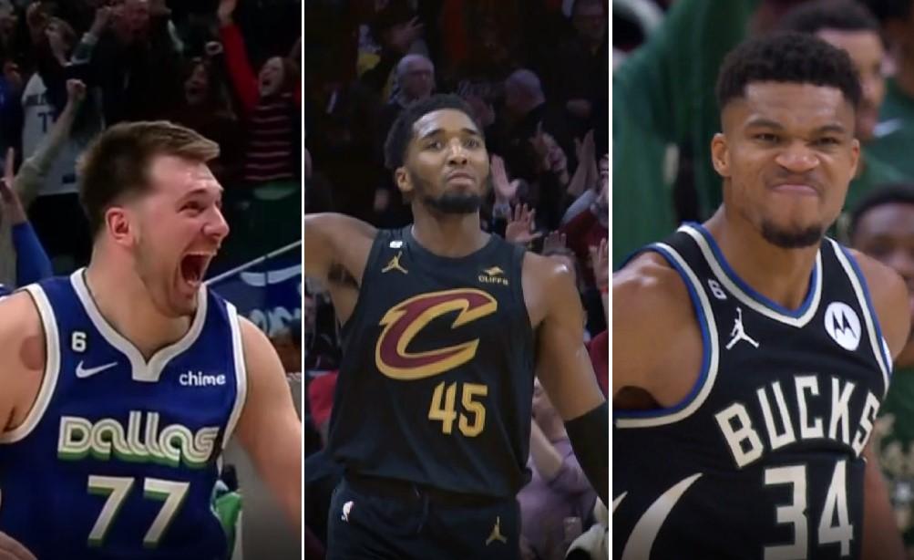 Luka Doncic Donovan Mitchell Giannis Antetokounmpo 4 janvier 2023