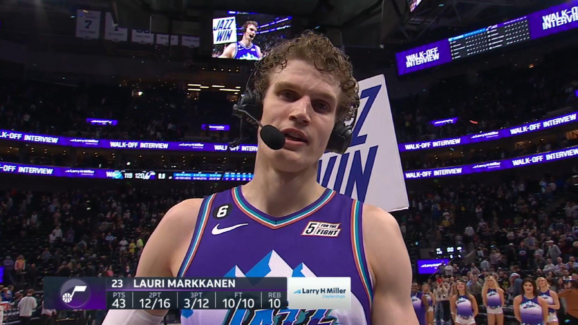 Lauri Markkanen Jazz 24 février 2023