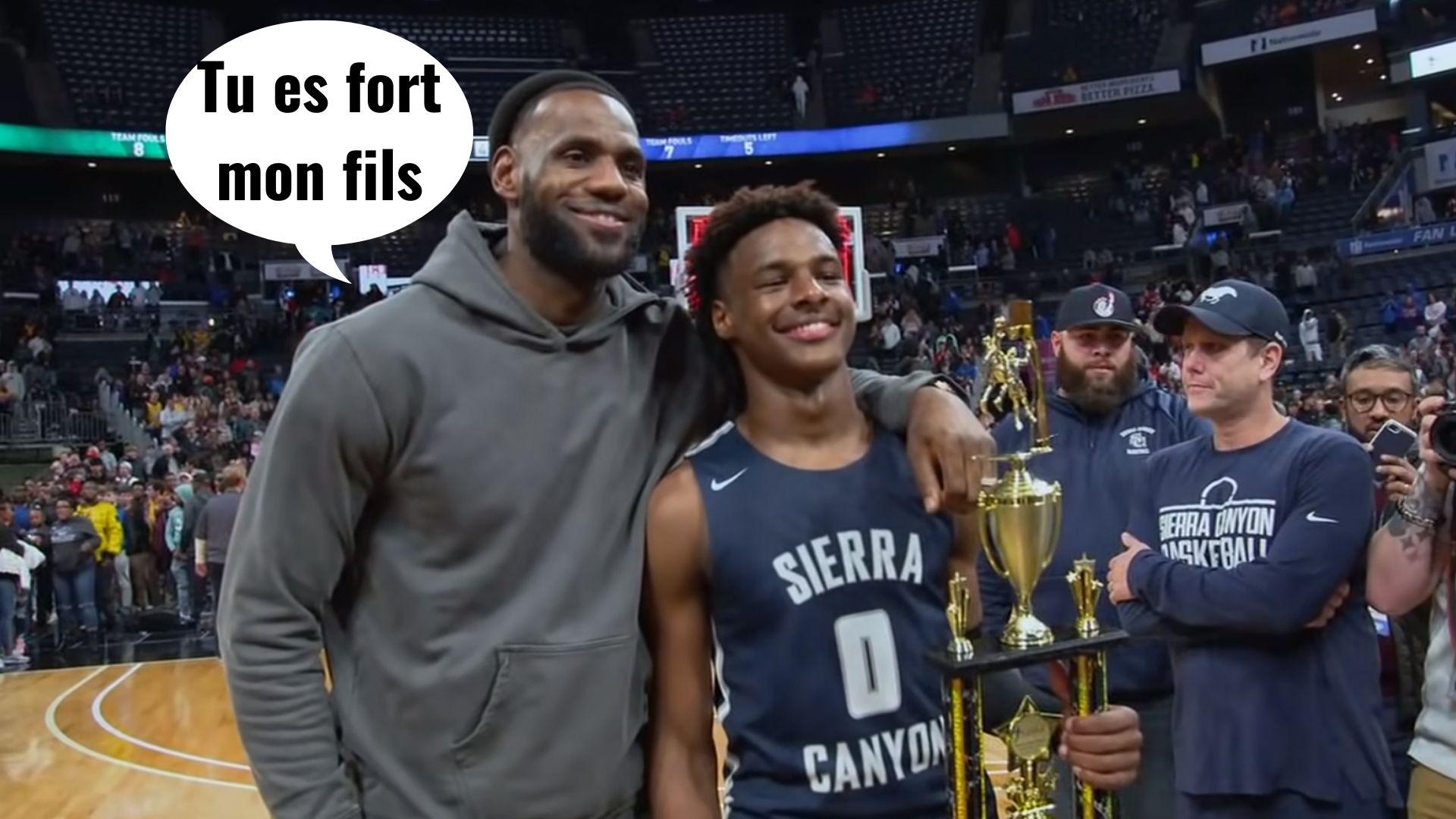 LeBron James Bronny James