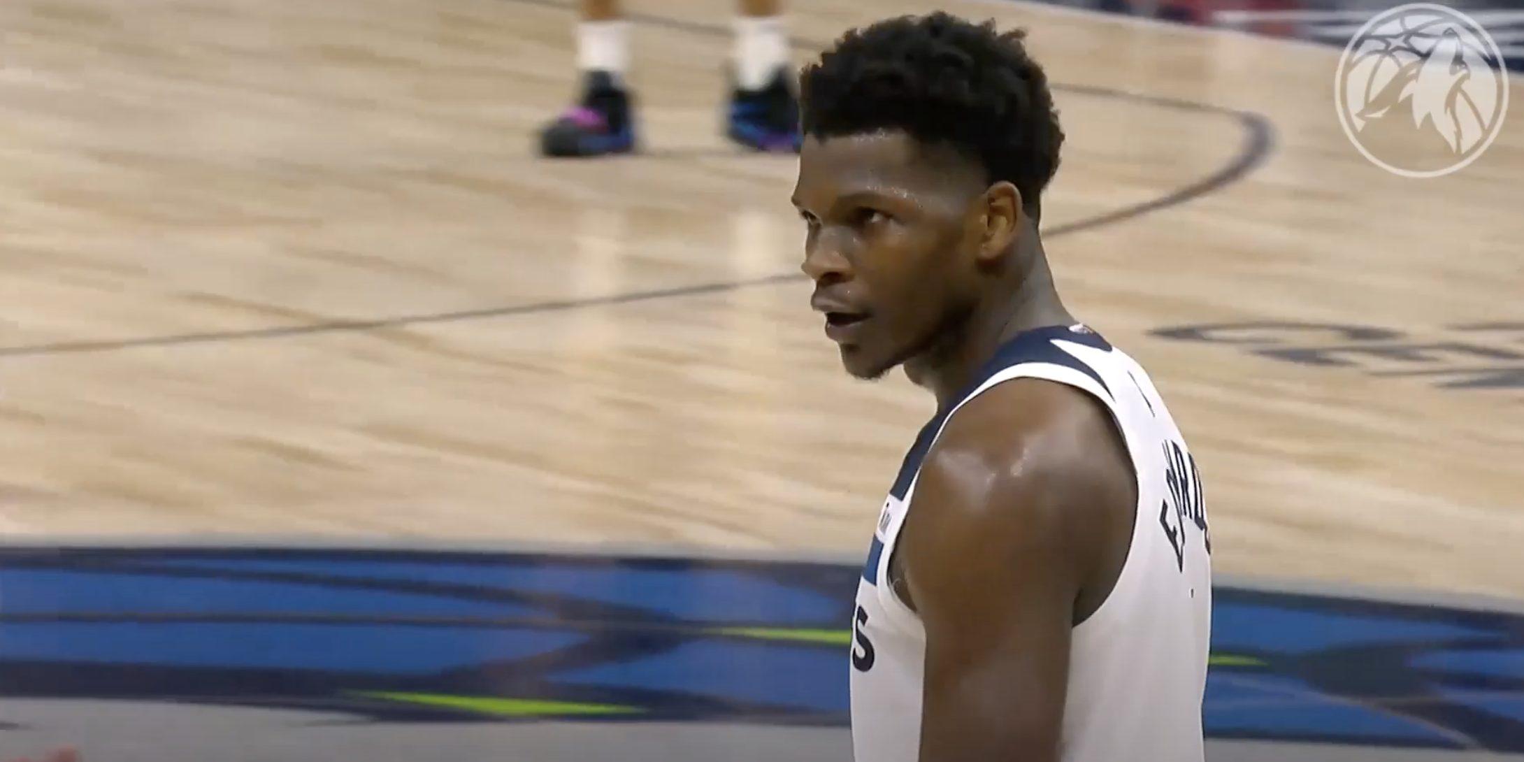 Anthony Edwards Wolves 10 avril 2023