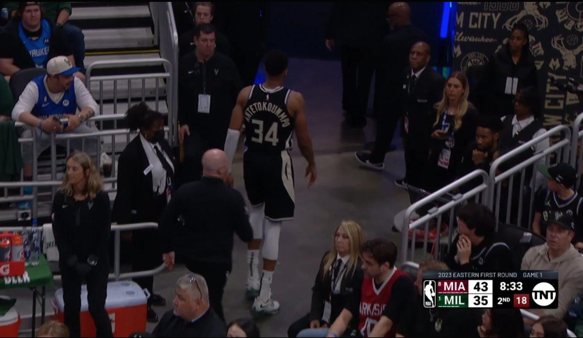 Giannis blessure