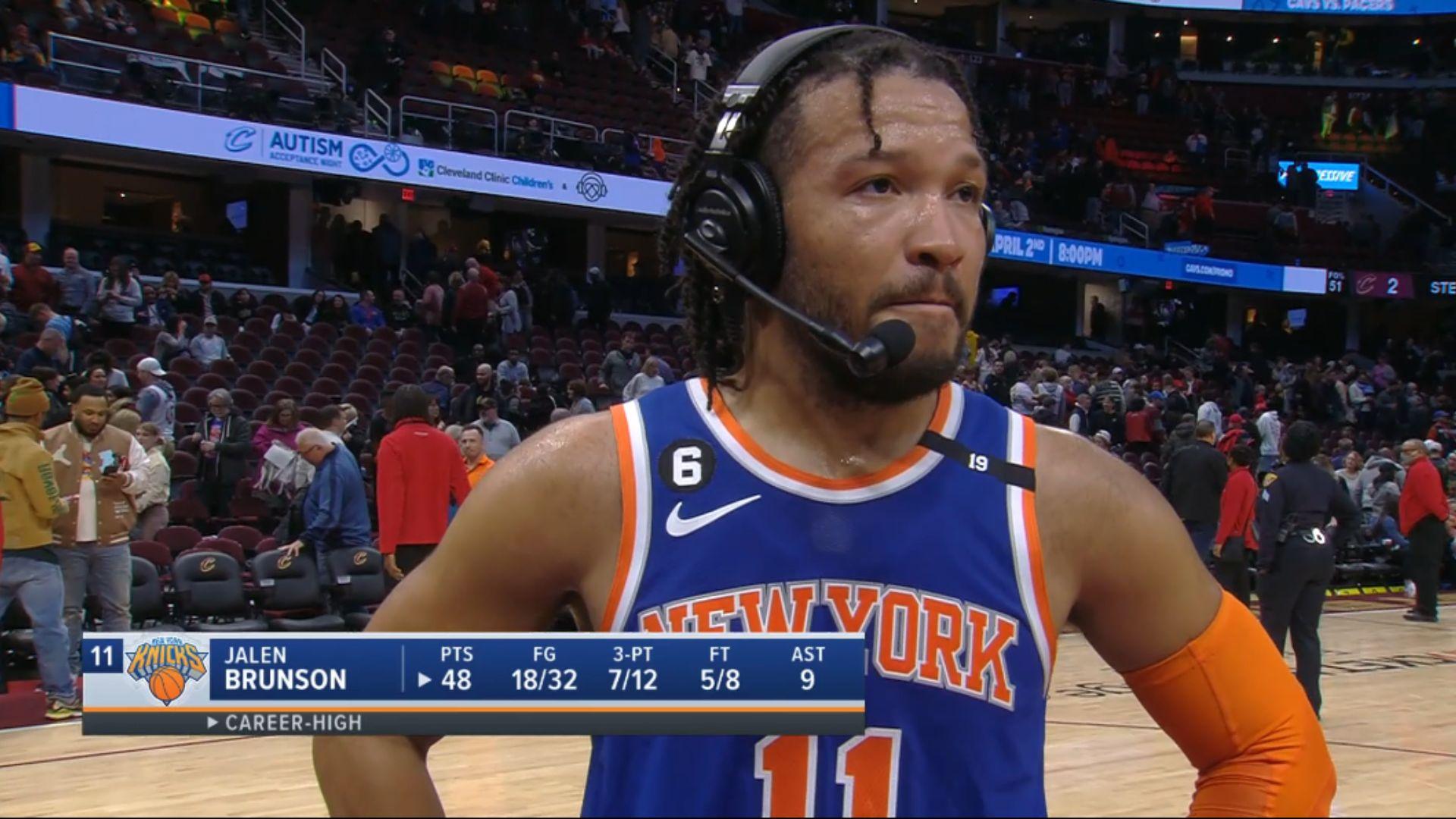Jalen Brunson Knicks 1 avril 2023