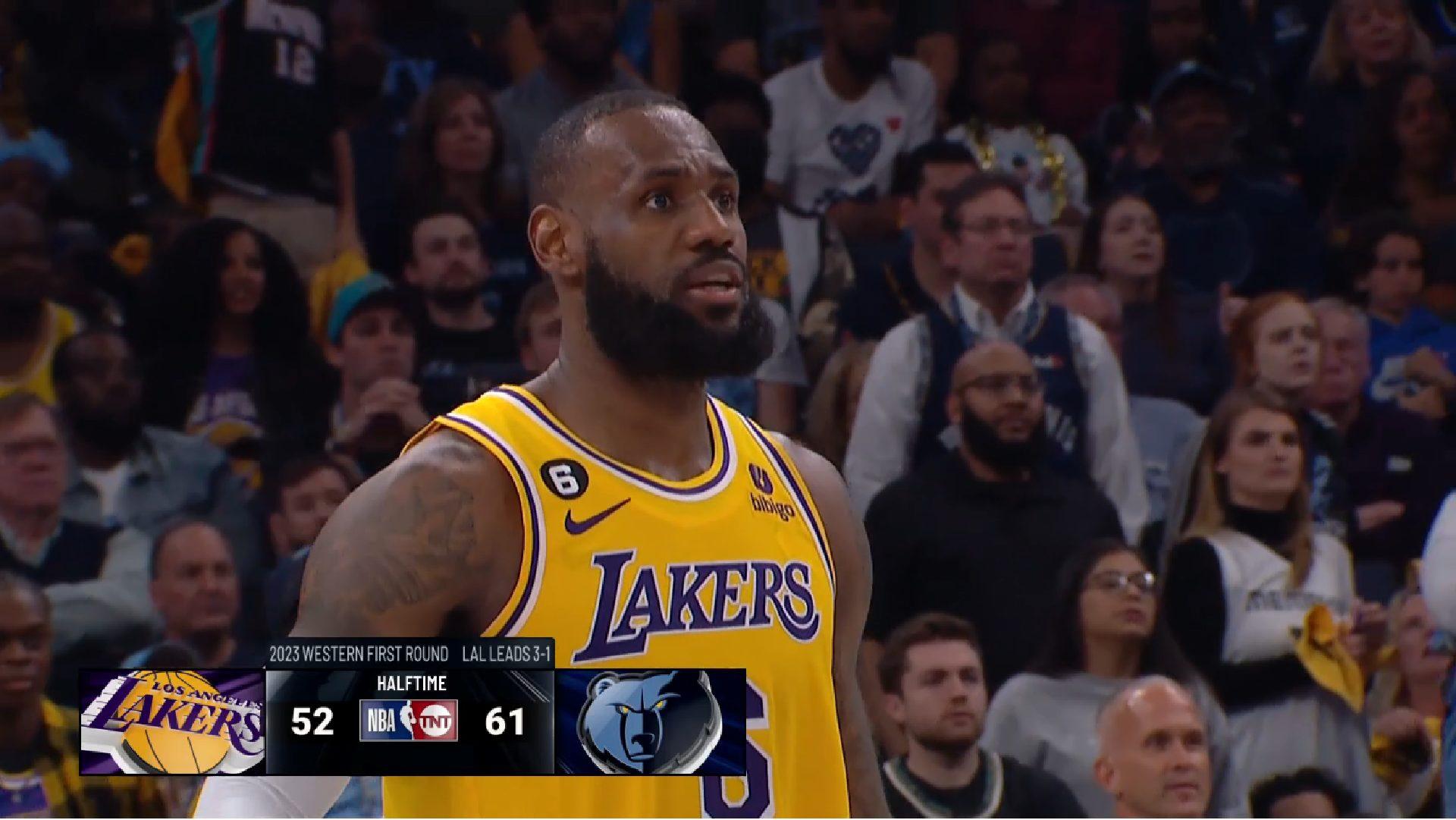 LeBron James Lakers 27 avril 2023