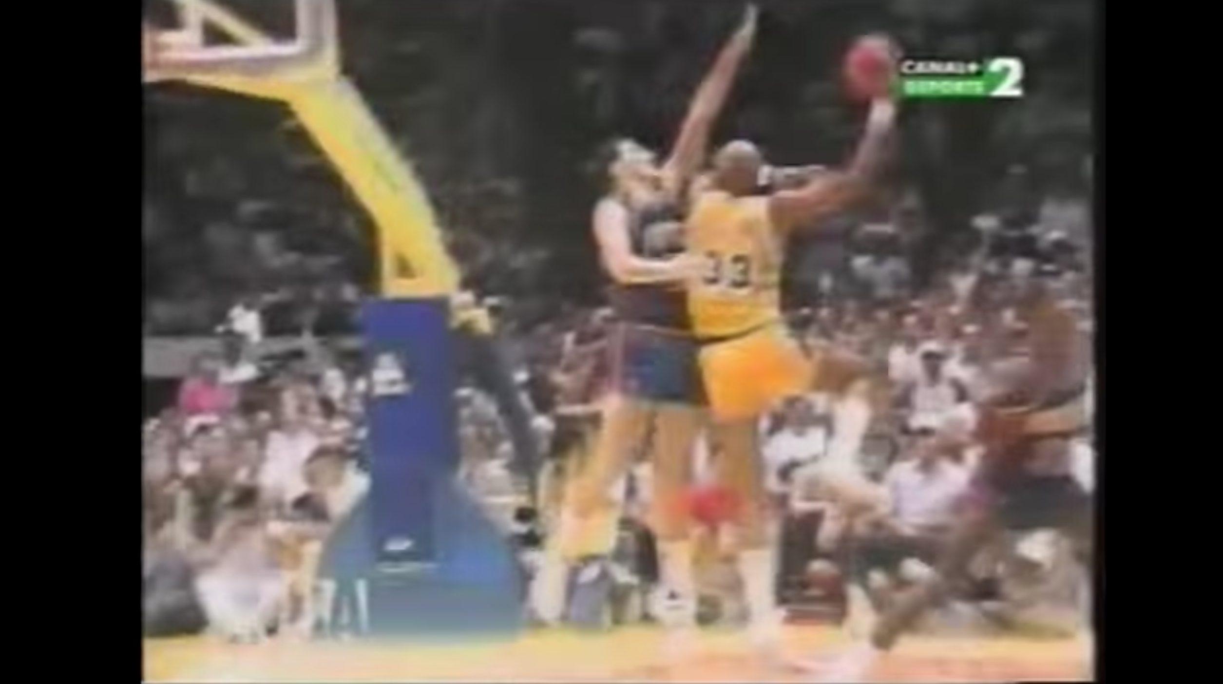 Phantom foul Bil Laimbeer Kareem Abdul Jabbar