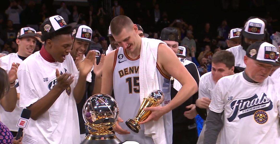 Nikola Jokic trophée 23 mai 2023