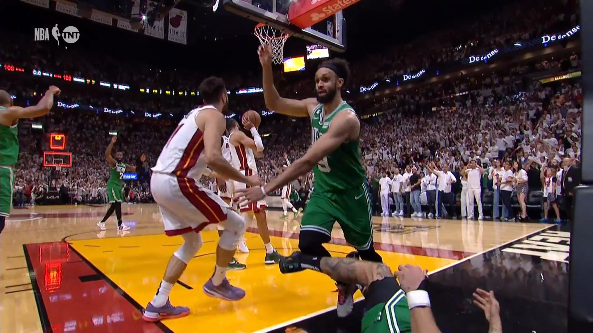 derrick white buzzer celtics