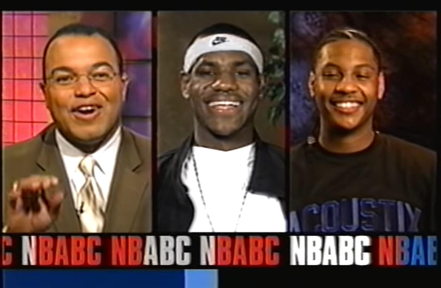 LeBron James, Carmelo Anthony, Loterie,NBA