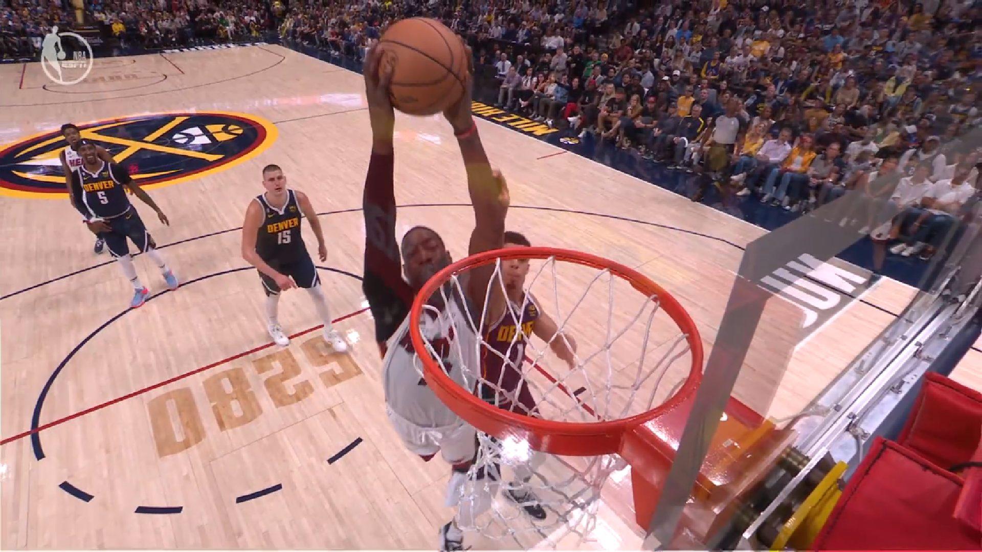 Bam Adebayo Nuggets vs Heat 5 juin 2023