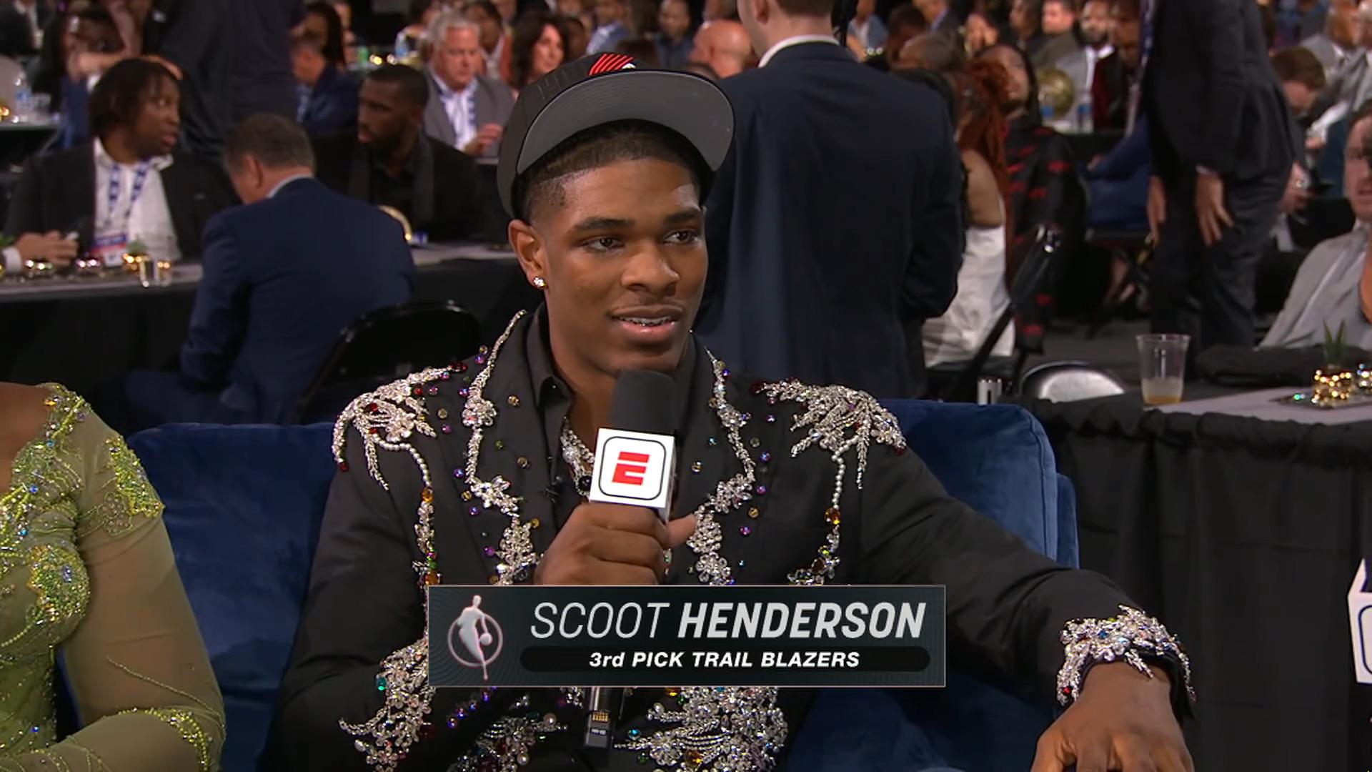 Scoot Henderson Blazers 23 juin 2023