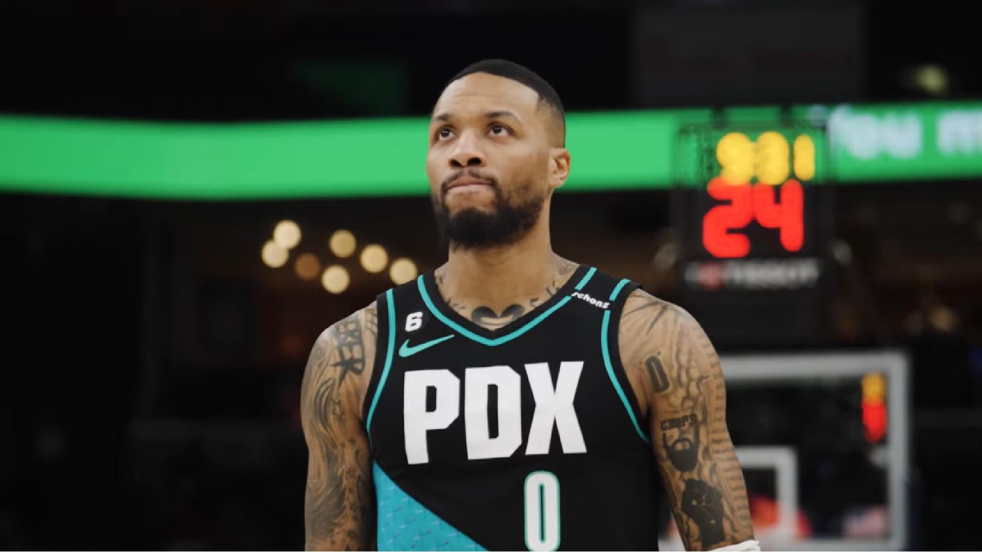 Damian Lillard Portland Blazers 5 juillet 2023