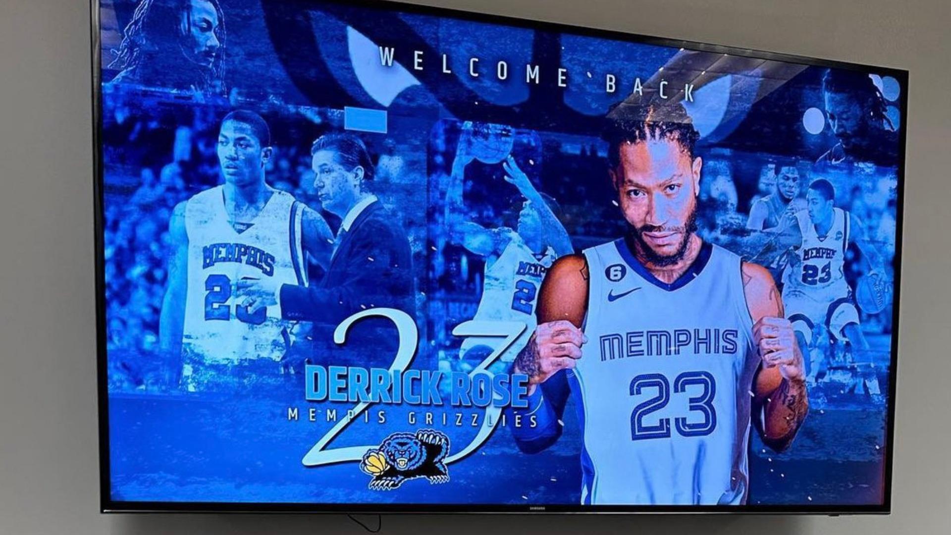 Derrick Rose Memphis Grizzlies