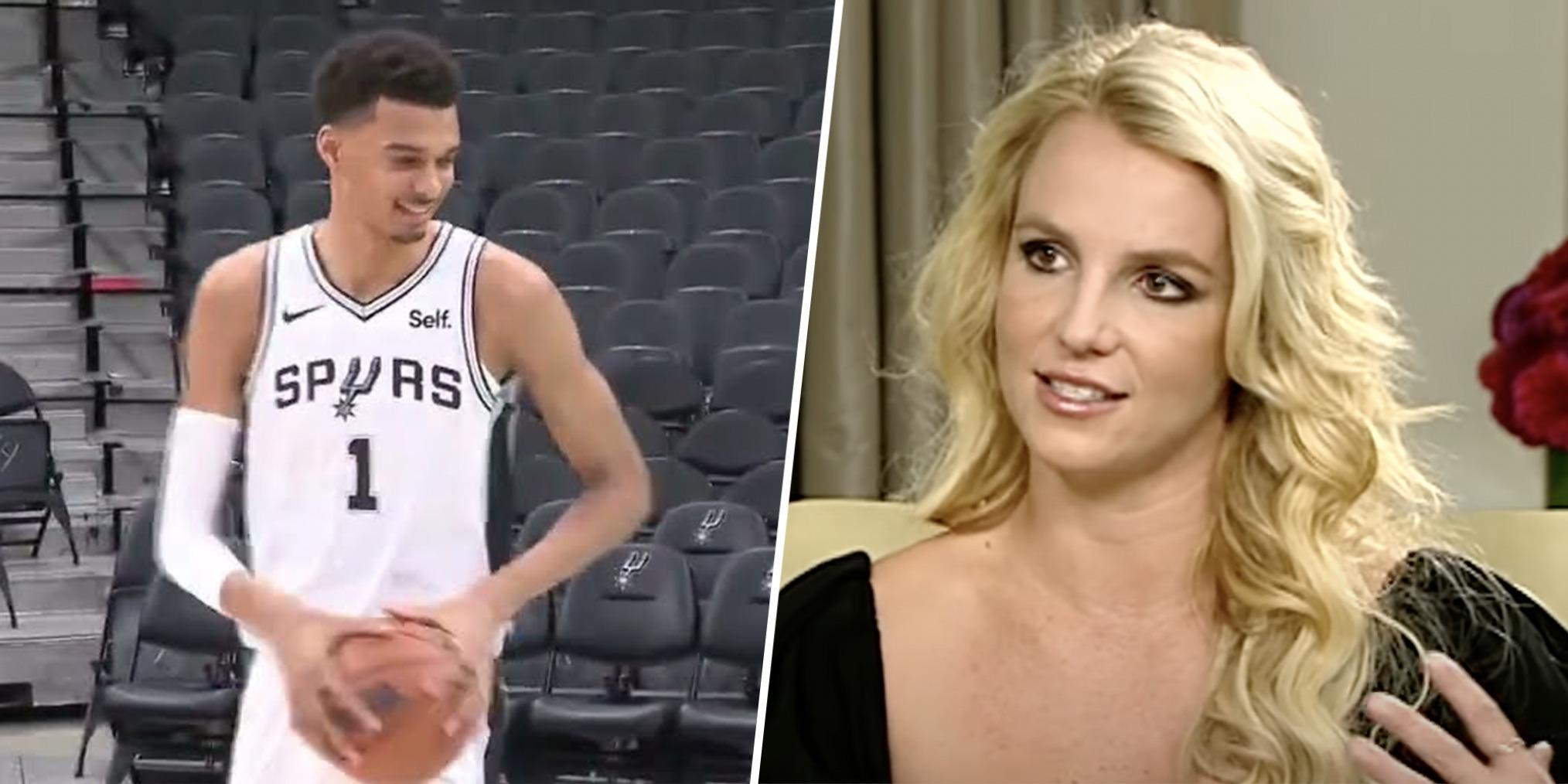 Victor Wembanyama Britney Spears