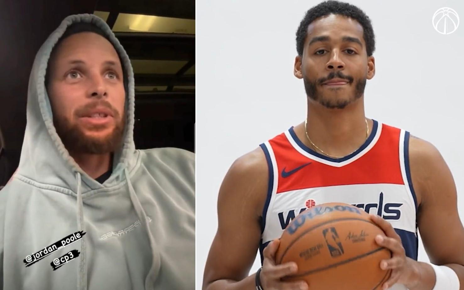 Stephen Curry Jordan Poole