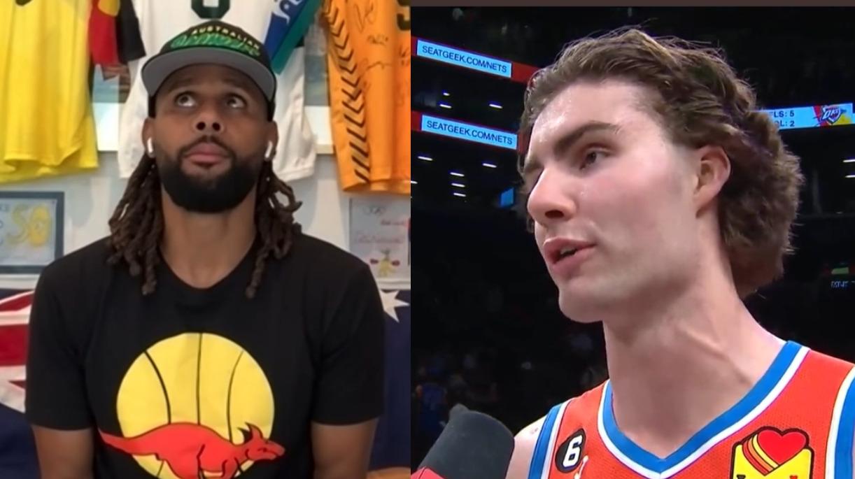 Josh Giddey Patty Mills 21 août 2023