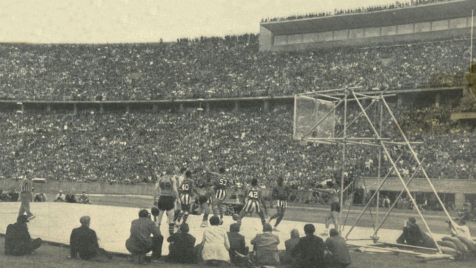 Les Harlem Globetrotters au Stade olympique de Berlin en 1951