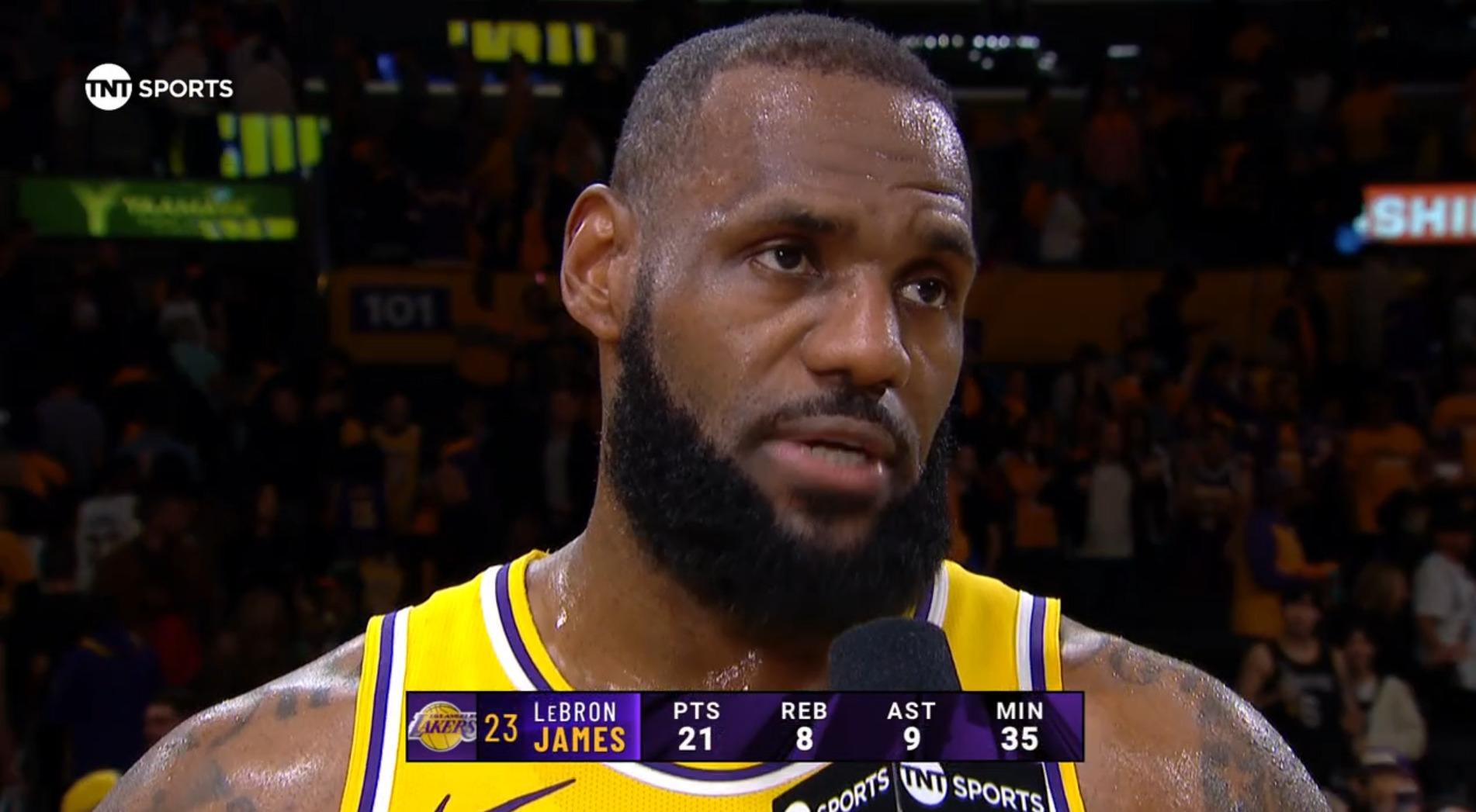 LeBron James 27 octobre 2023