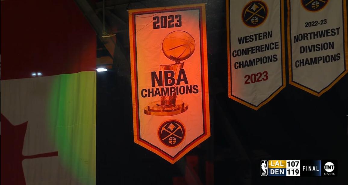 Nuggets champions 25 octobre 2023