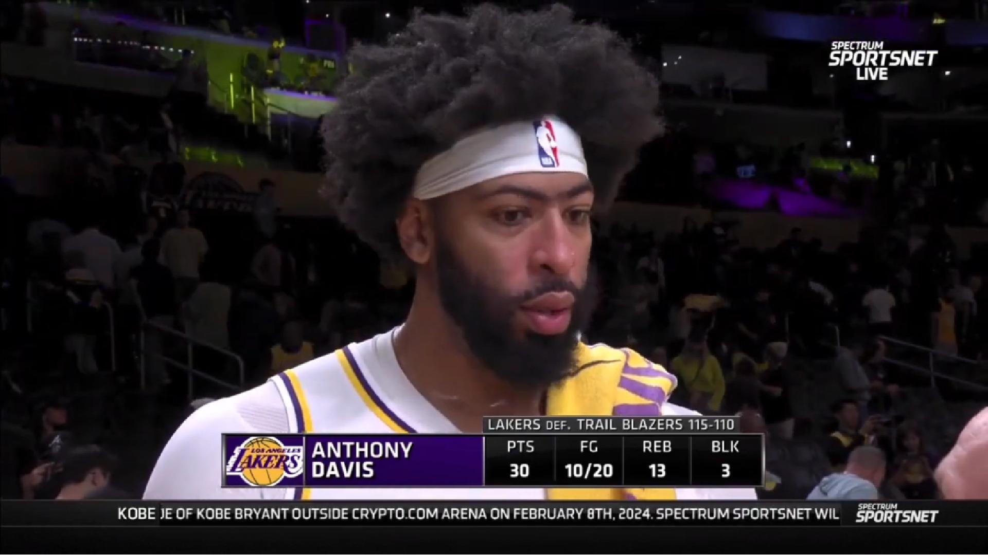 Anthony Davis Lakers 13 novembre 2023