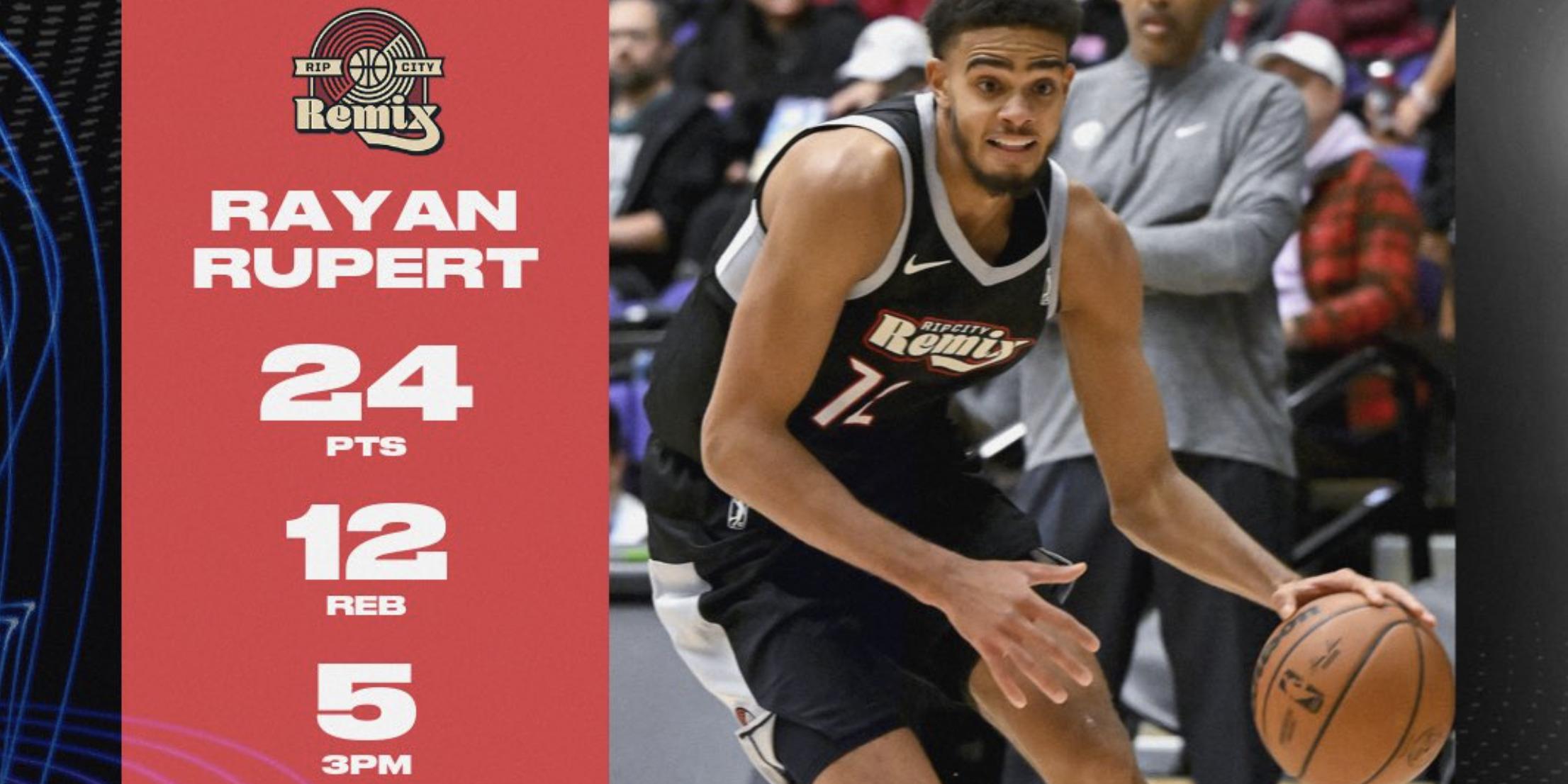 Rayan Rupert Rip City Remix 25 novembre