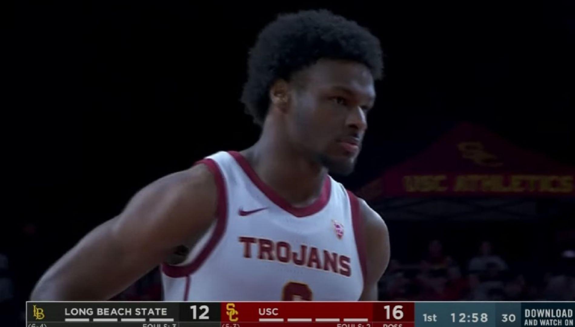 Bronny James 11 décembre 2023