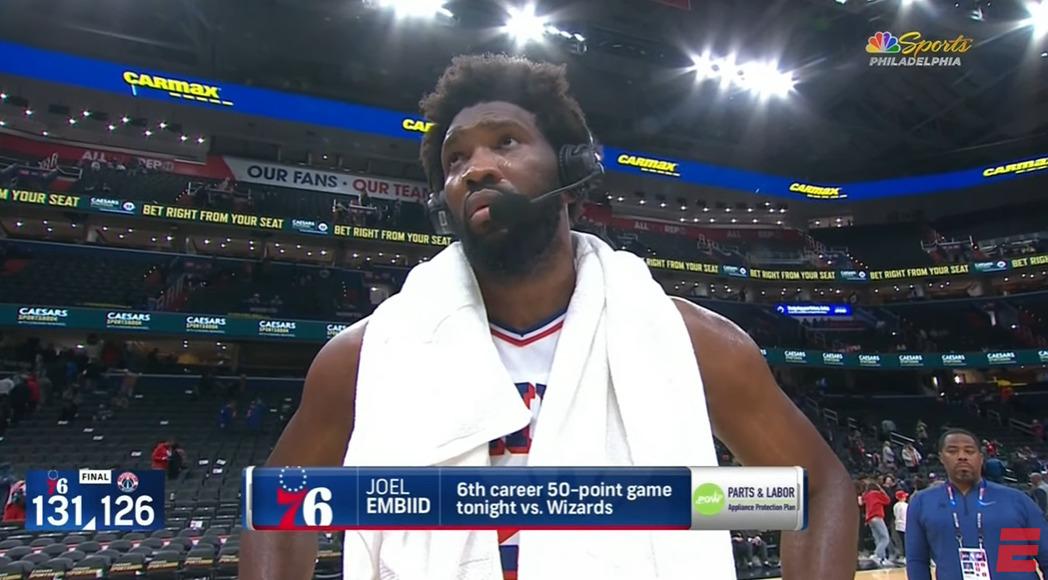 Joel Embiid 7 décembre 2023
