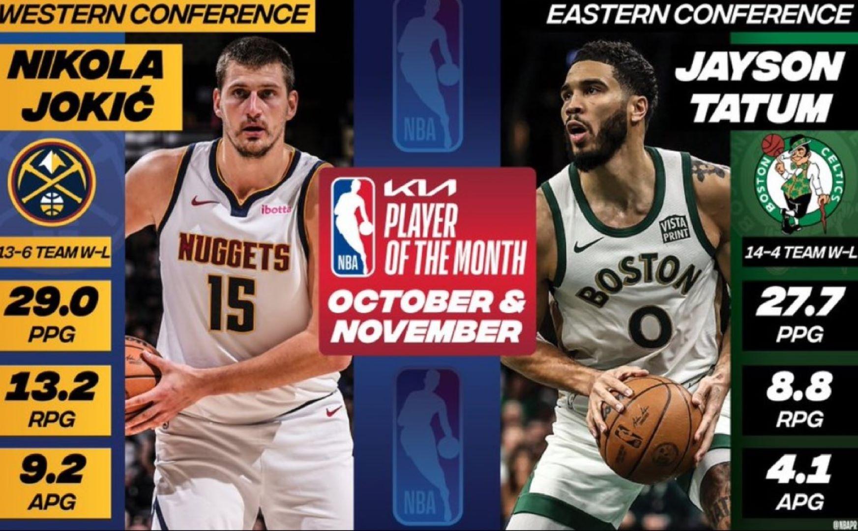 Joueurs du mois novembre 2023