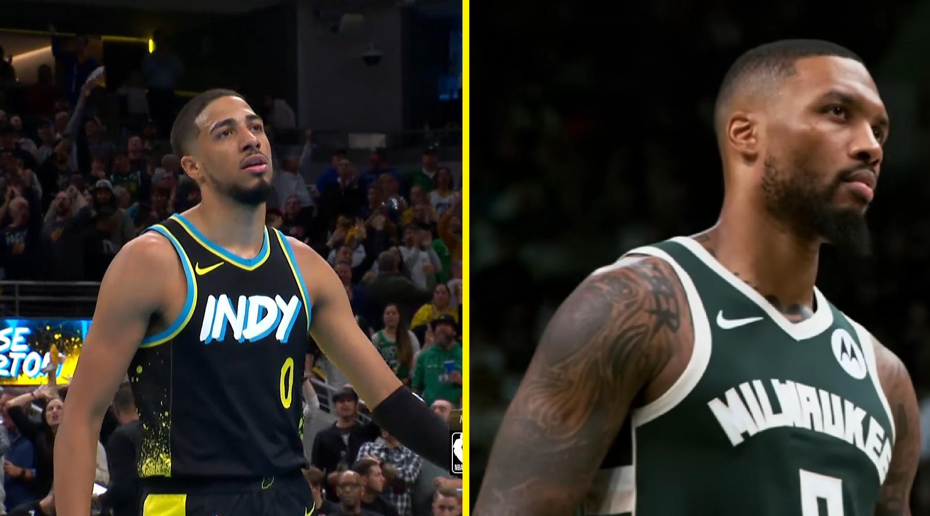 Montage Pacers Bucks 7 décembre 2023