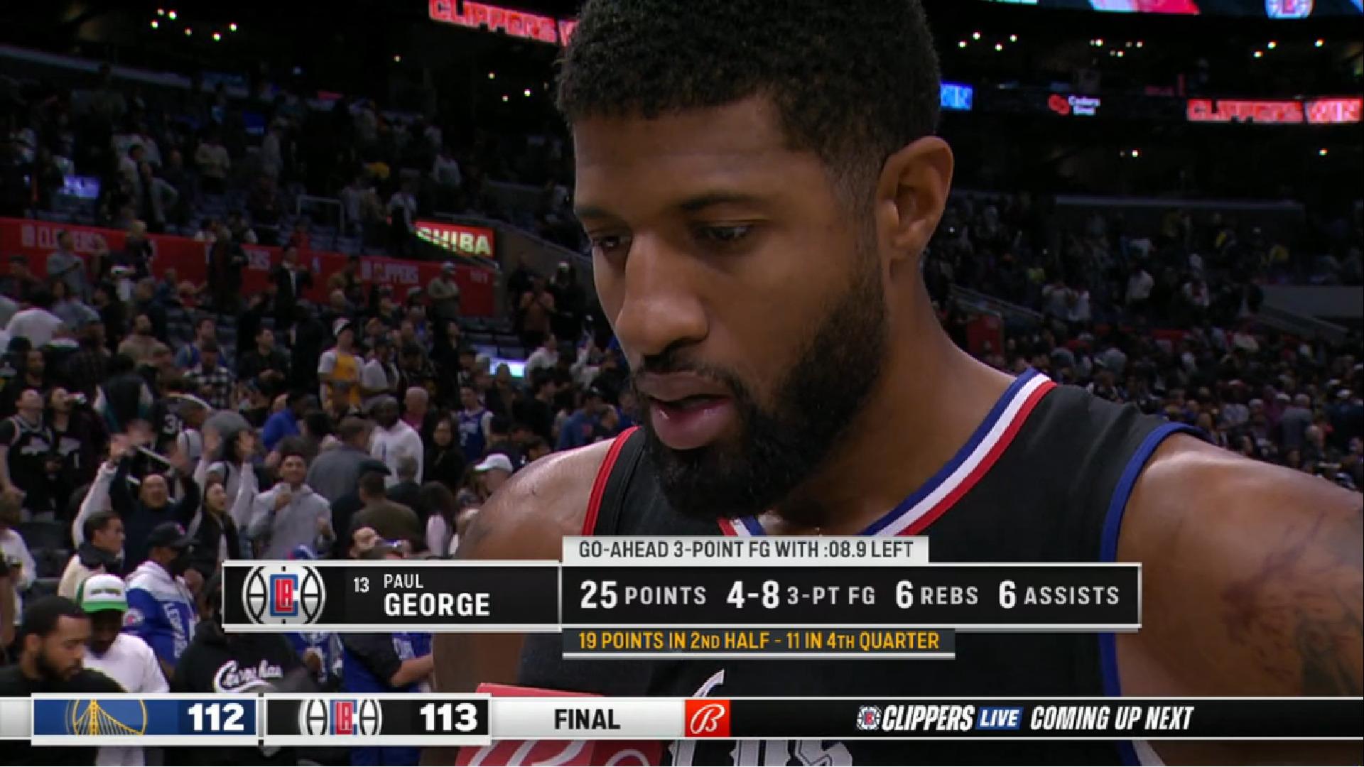 Paul George Clippers 3 décembre 2023