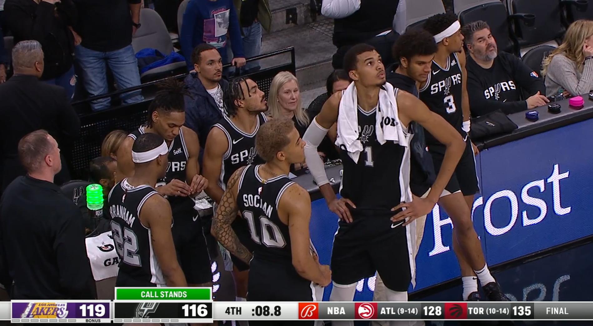 Victor Wembanyama 14 décembre 2023