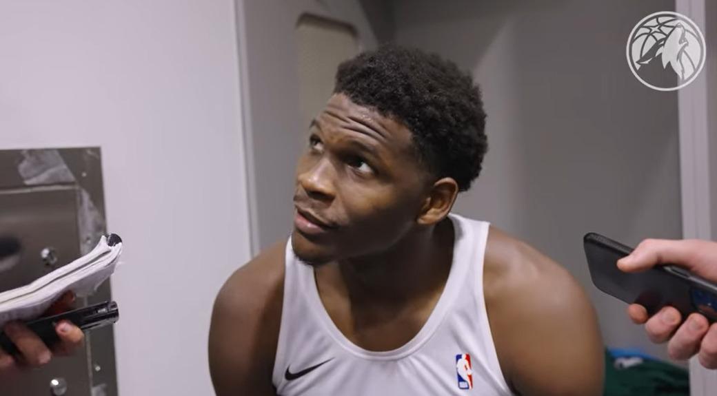 Anthony Edwards 10 janvier 2023