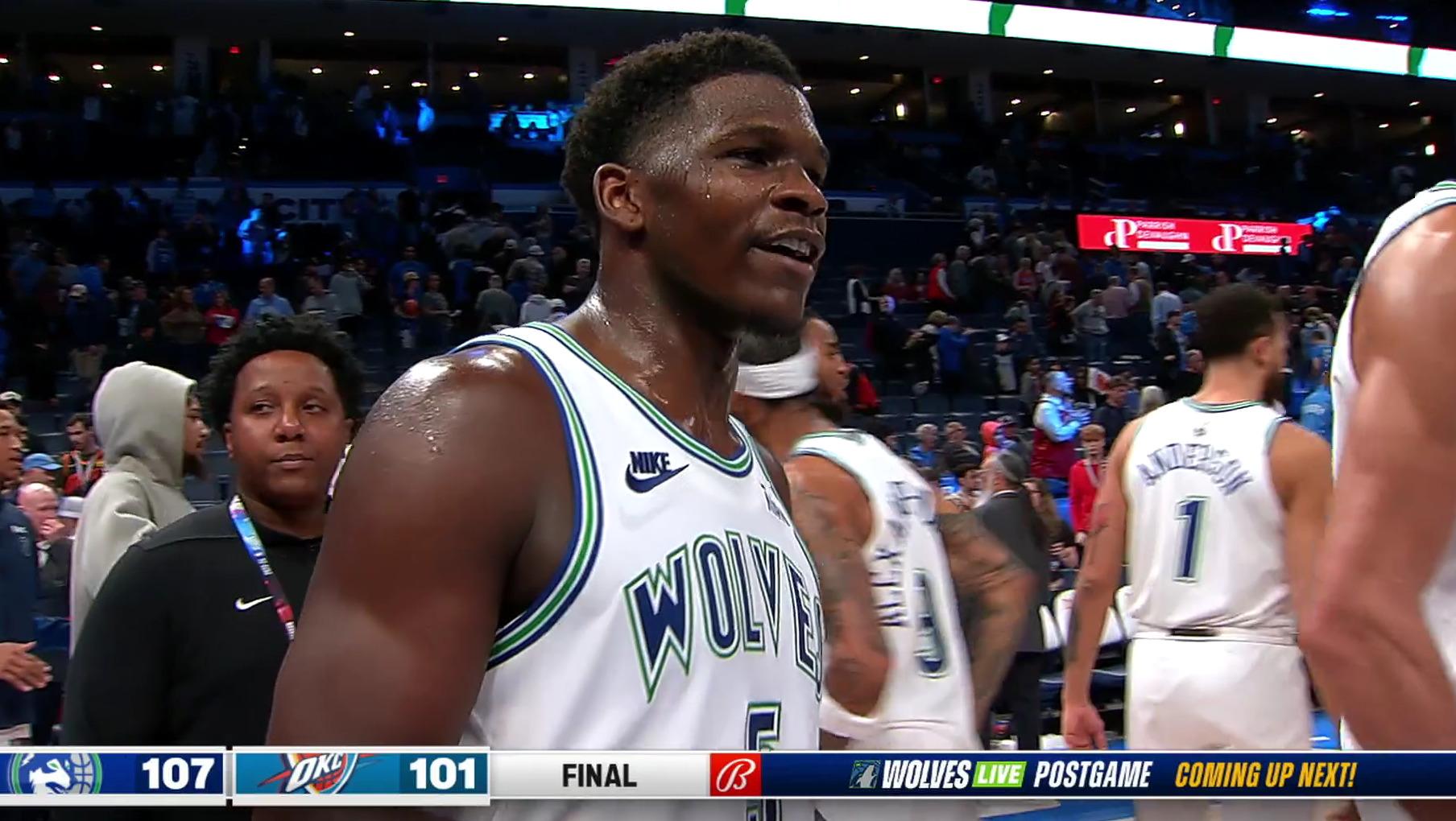 Anthony Edwards Wolves 30 janvier 2024