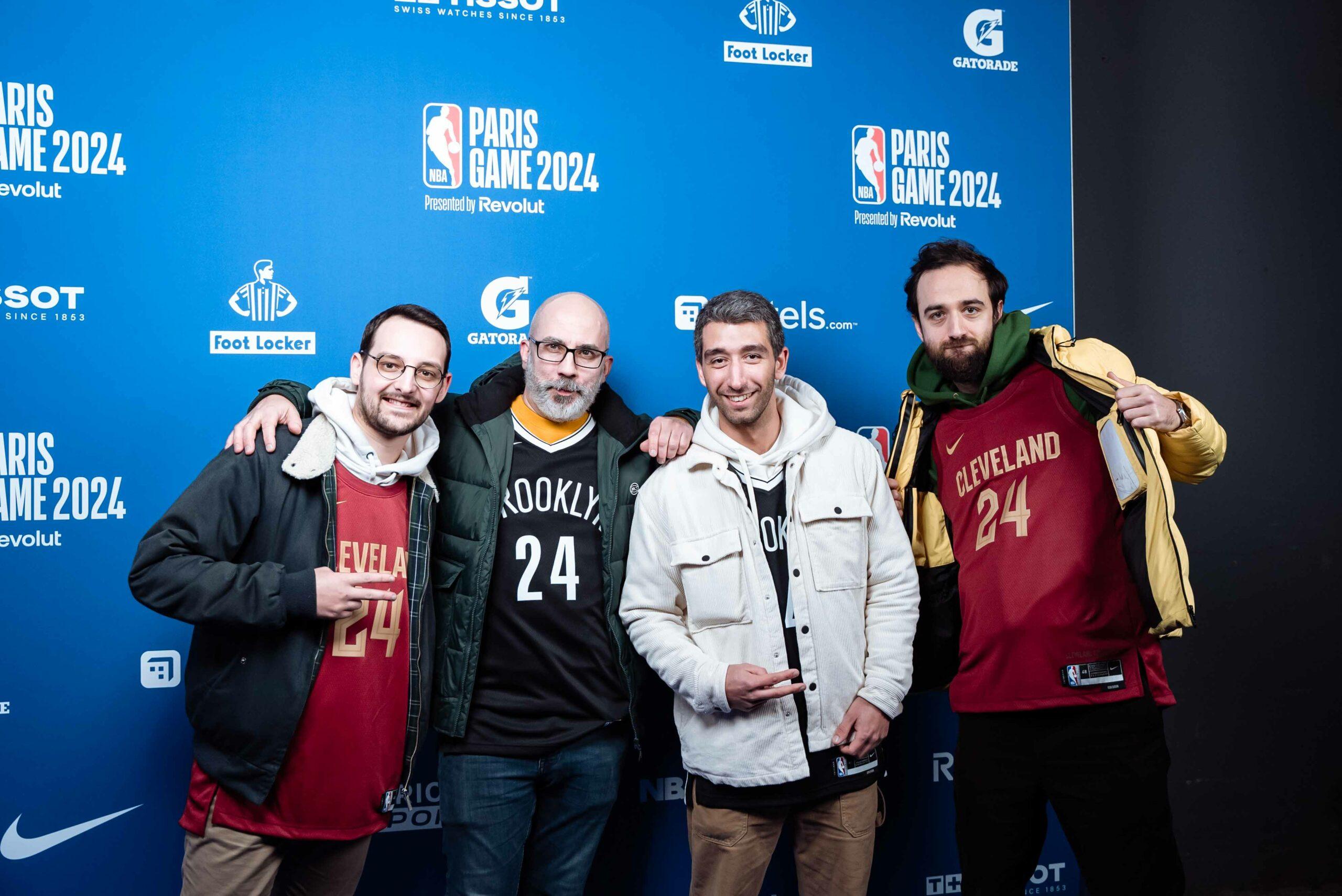 NBA Paris Game 2024 Blue carpet