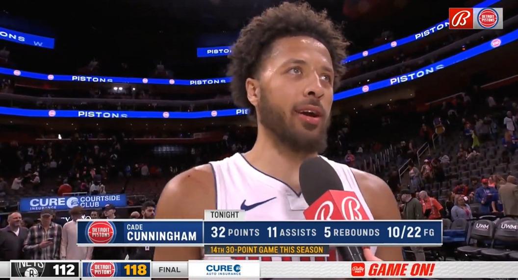 Cade Cunningham 8 mars 2024