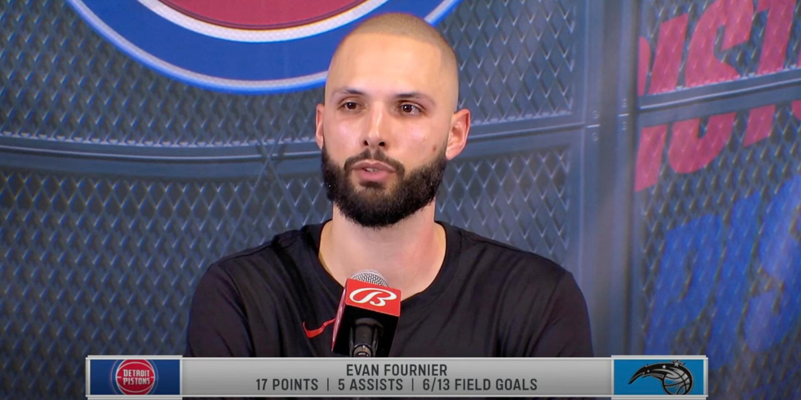 Evan Fournier Pistons