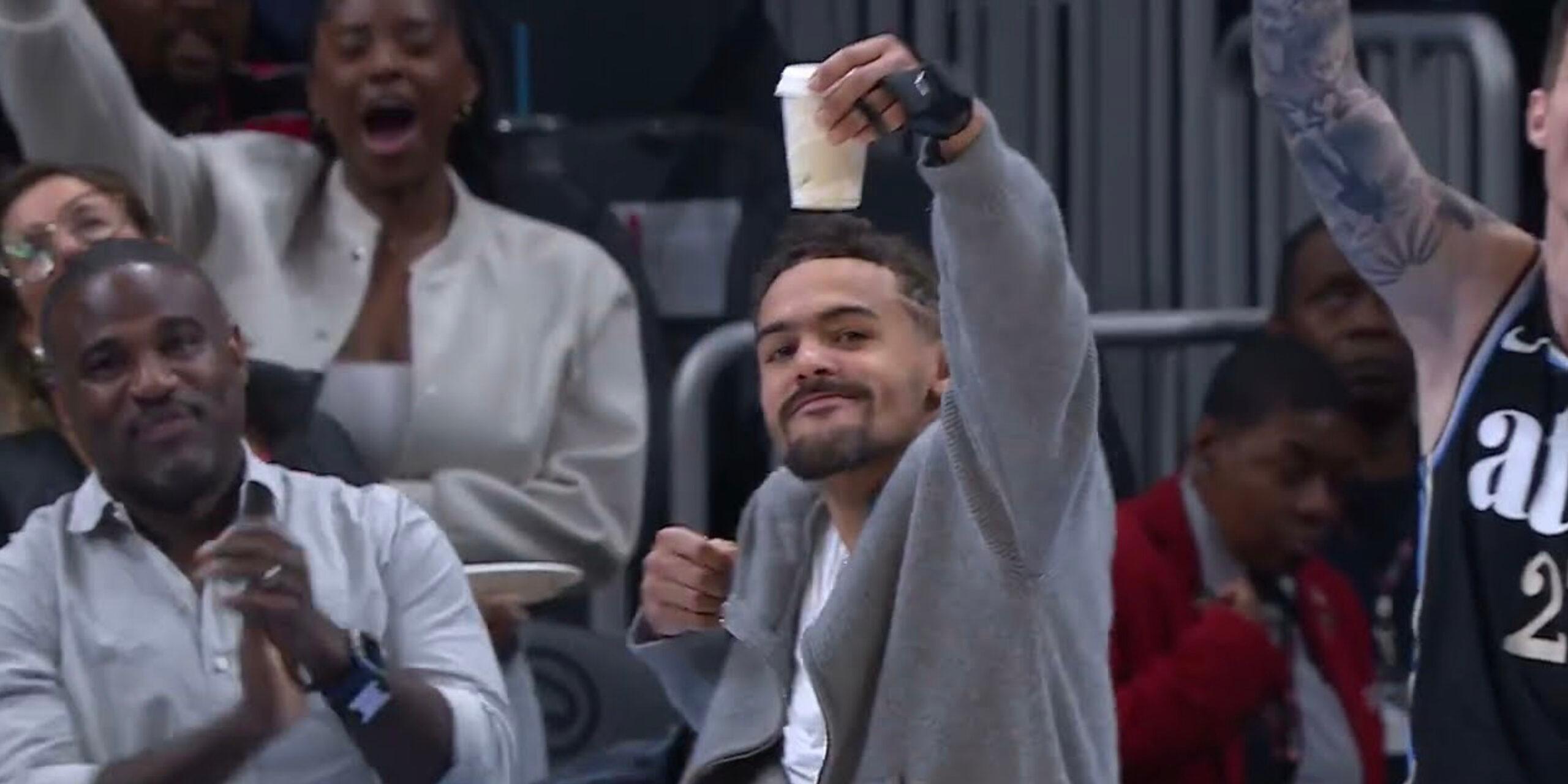 Trae Young Hawks Celtics