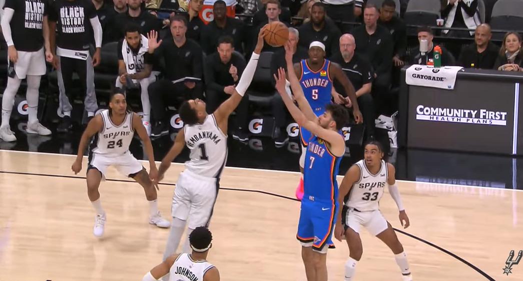 Victor Wembanyama contre 1er mars 2024