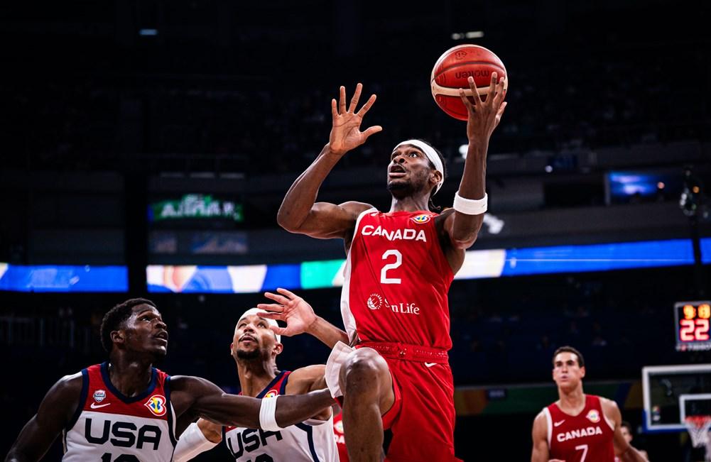 Shai Gilgeous-Alexander canada teams usa 20 mars 2024