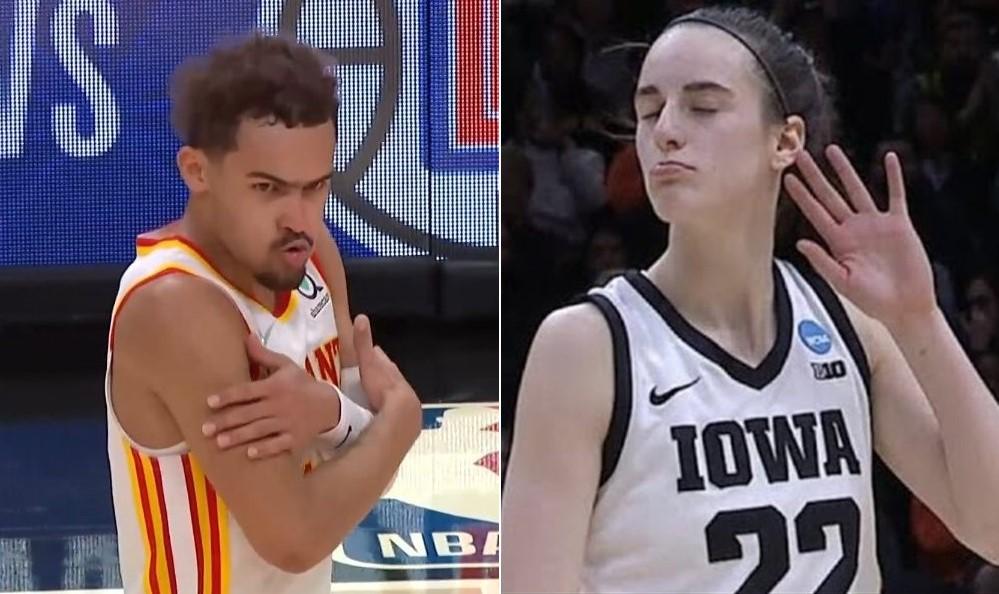 trae young caitlin clark