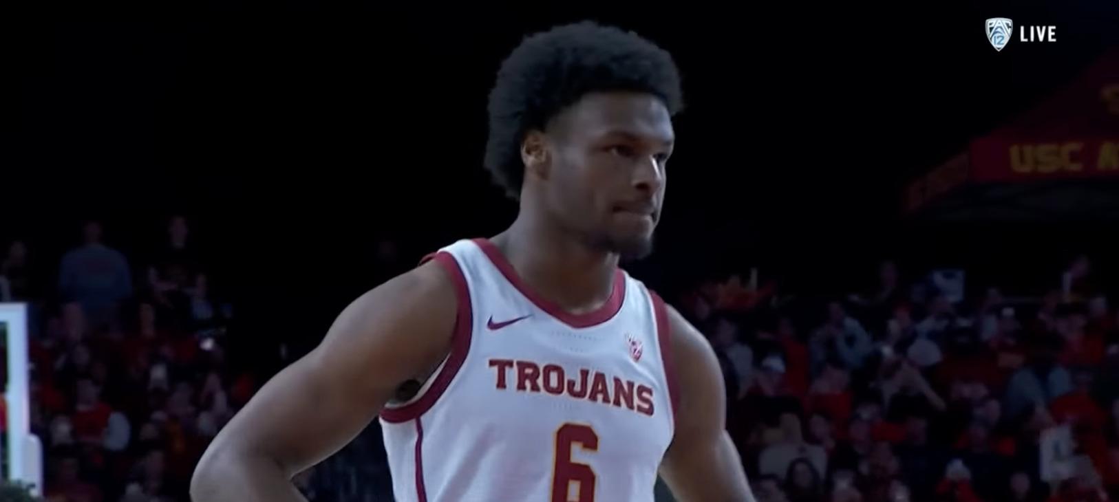 Bronny James 3 avril 2024