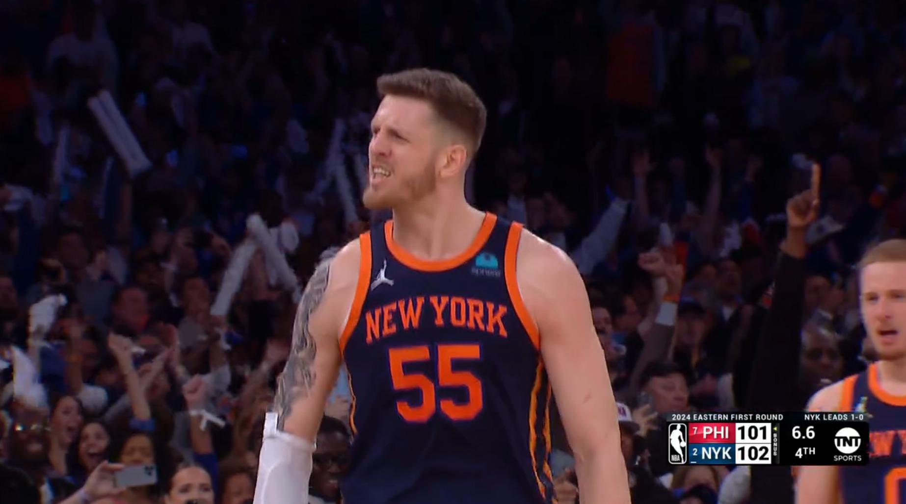 Isaiah Hartenstein New York Knicks 23 avril 2024