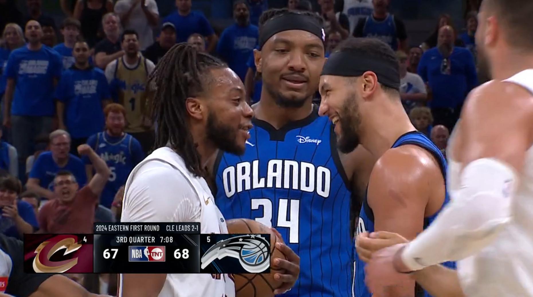 Orlando Magic Cleveland Cavaliers Jalen Suggs Darius Garland 27 avril 2024