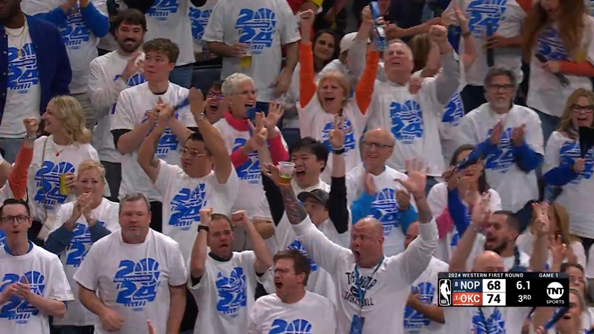Thunder fans 22 avril 2024