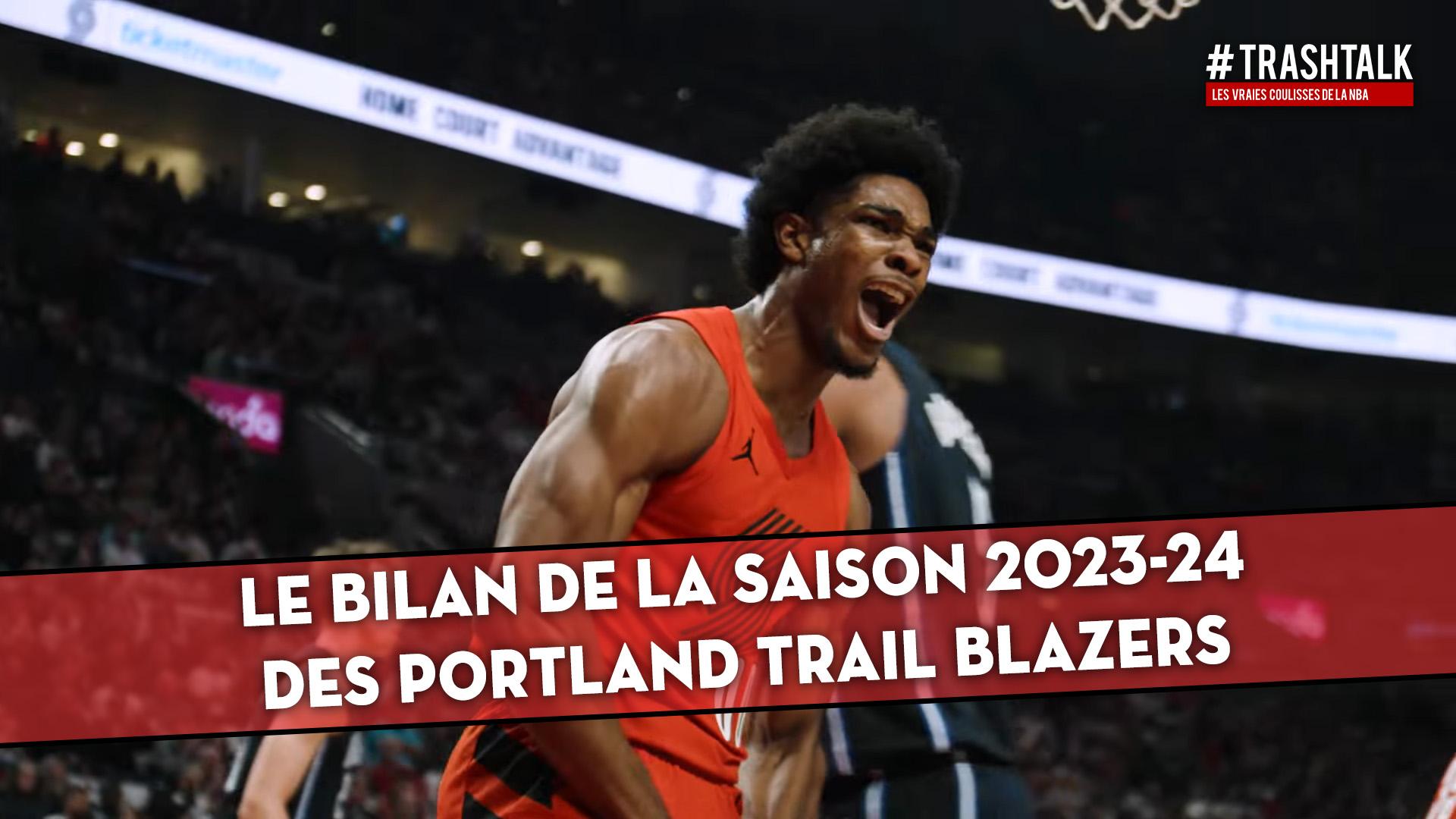 Couverture numero 2 bilan Portland Trail Blazers saison 2023 2024