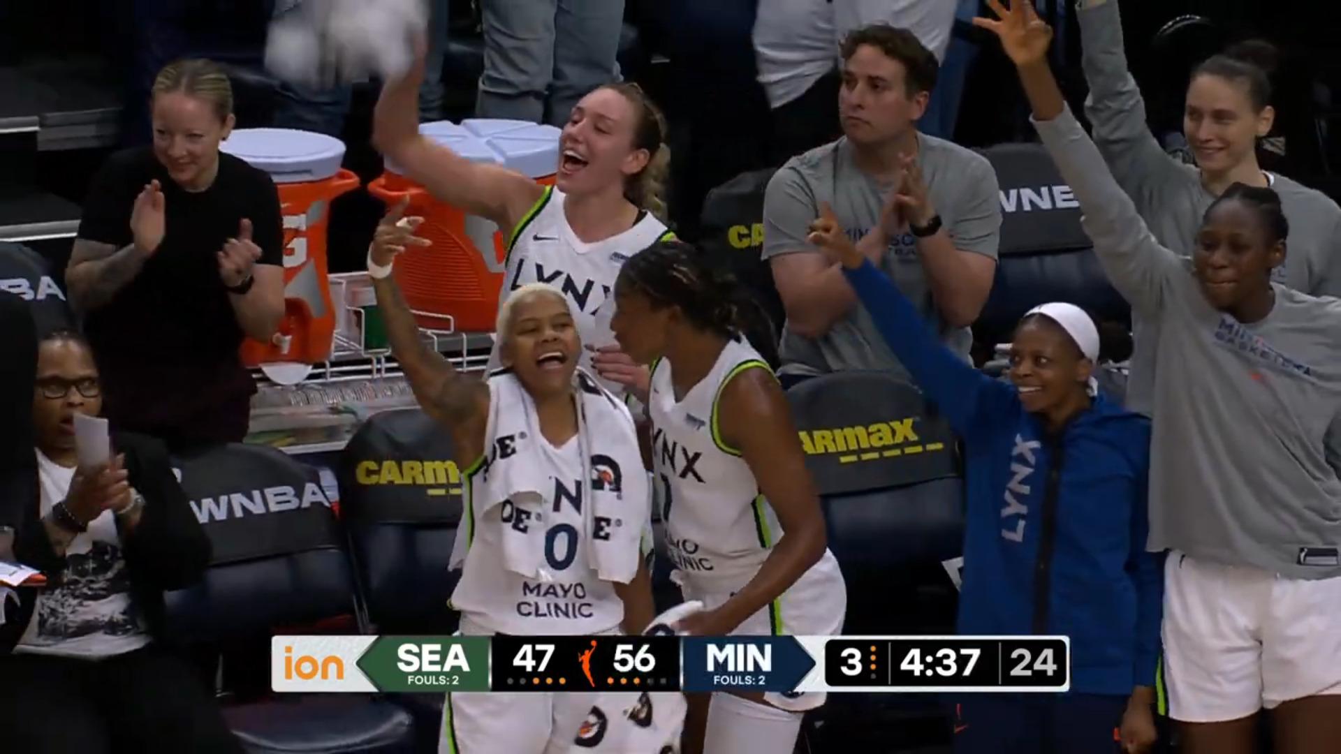 Olivia Époupa Lynx WNBA 18 mai 2024